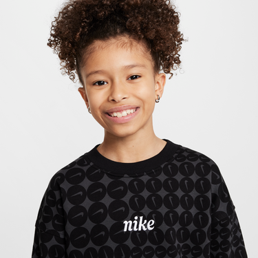 Mikina Nike Sportswear Club Fleece Crew Sweatshirt Čierna | HF8209-010, 4