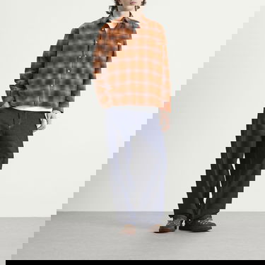 Košeľa Polar Skate Co. Shadow Check Mitchell Shirt Rôznofarebný | PSC-W25-5-BRN, 4