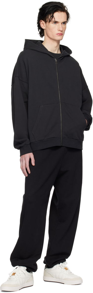 Mikina Palm Angels Logo Zip Hoodie Čierna | PMBE016S25FLE0031003, 3