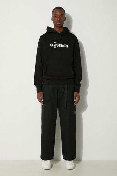 Mikina WOOD WOOD Hoodie With Print Čierna | 30045601.2424, 1