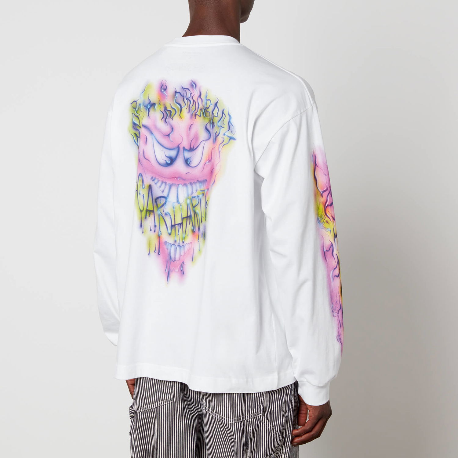 Tričko Carhartt WIP Babybrush Grin Cotton-Jersey Biela | I032125.02XX.03, 1