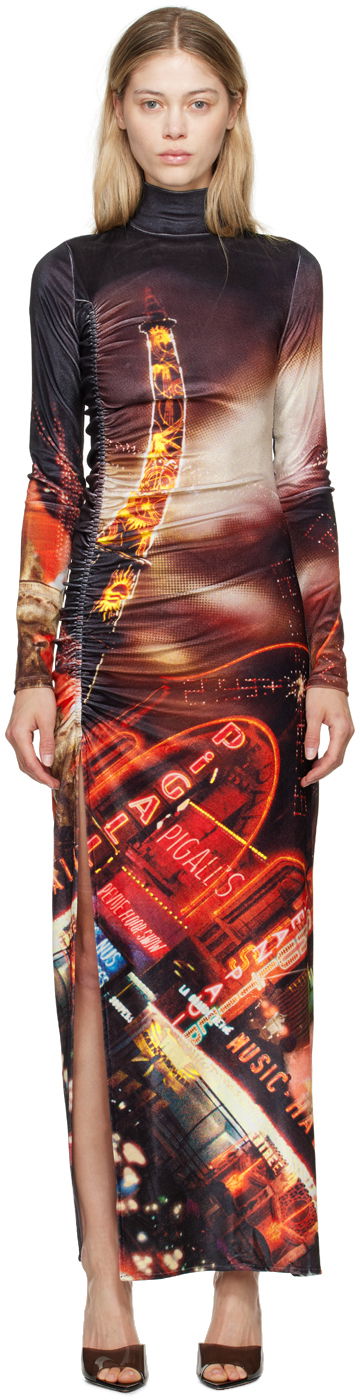 Šaty Jean Paul Gaultier Gaultier 'The Velvet Pigalle' Maxi Dress Rôznofarebný | 24/30-F-RO257-J554-00301550, 0