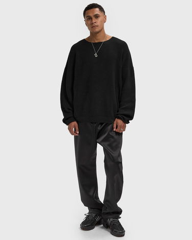 Sveter Fear of God Waffle Knit Long Sleeve Crewneck Sweater Čierna | 192SP256160F-861, 2