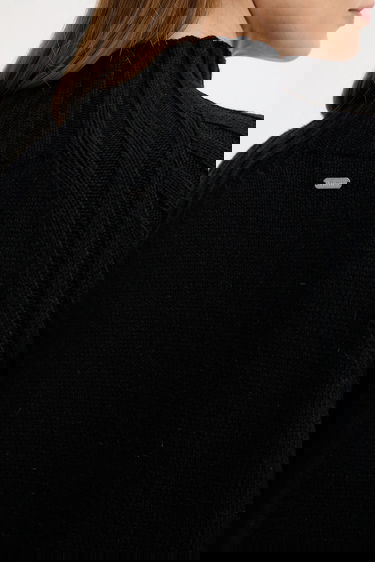 Šaty Barbour Barbour Vera Midi Knit Dress Čierna | LDR0940, 4