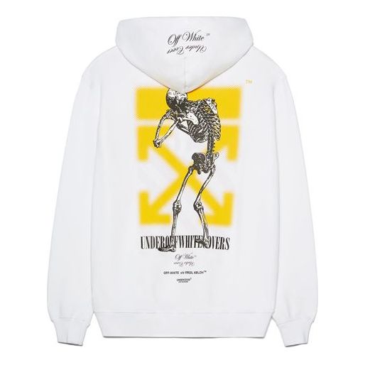 Mikina Off-White Off-White x Undercover Skeleton Graphic Hoodie Biela | OMBE002G197620100188, 0
