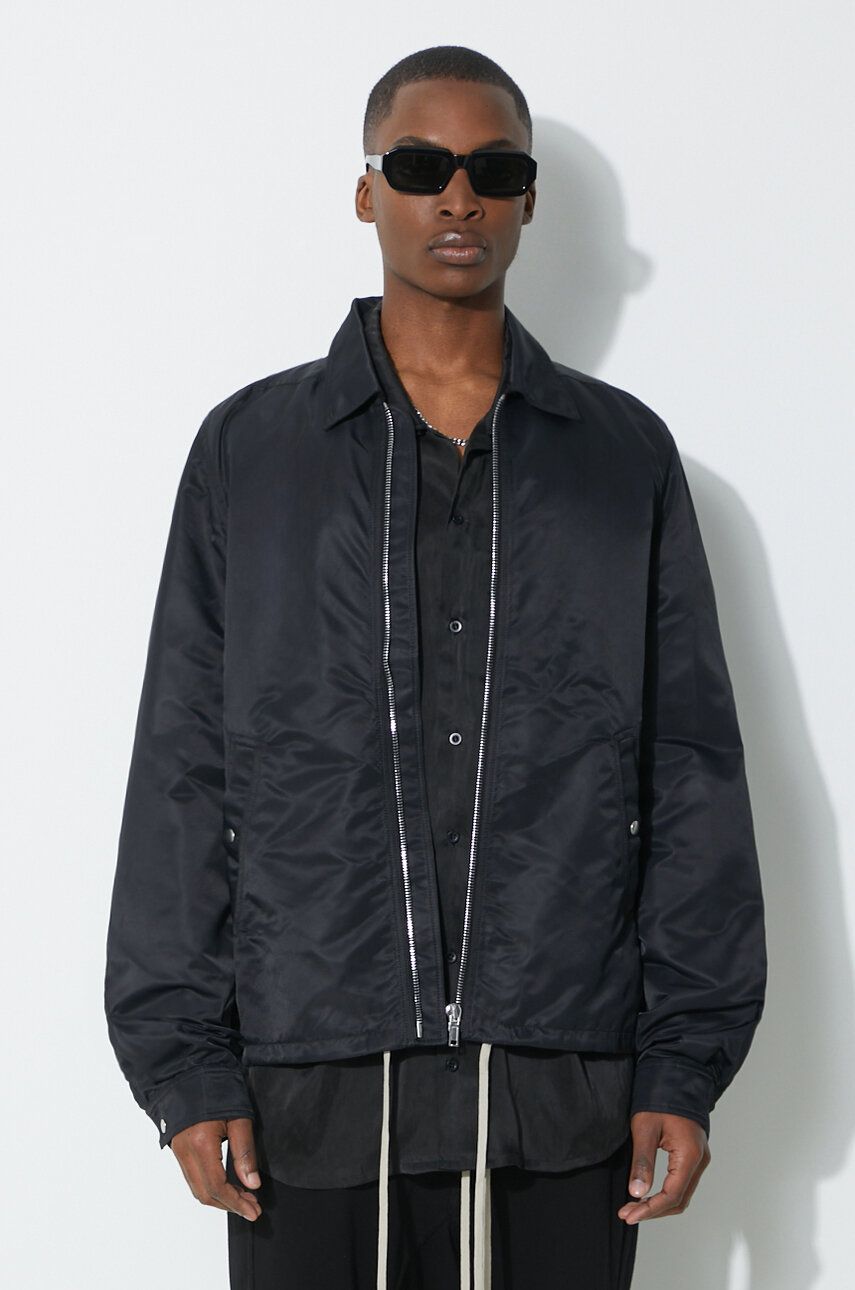 Bunda Rick Owens Zipfront Jacket Čierna | DU01D1783.BRET1.09, 0