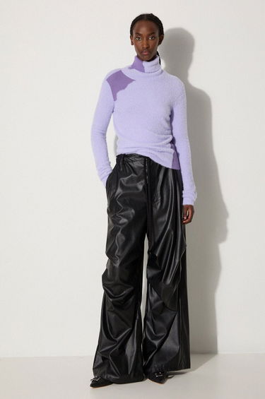Sveter Maison Margiela Turtleneck Knit Sweater Fialová | S62HA0088.M13073, 1