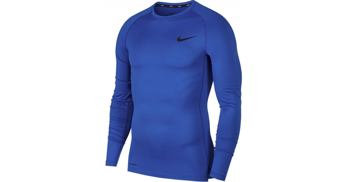 Tričko Nike Nike Pro Long Sleeve Compression Shirt Modrá | bv5588-480, 1