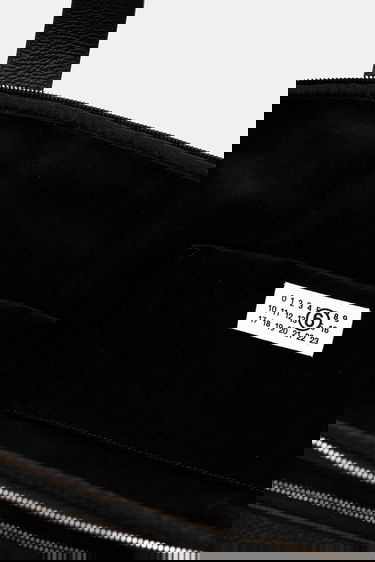 Cestovná taška Maison Margiela MM6 Maison Margiela Leather Duffel Bag Čierna | SB6WI0006.P8326.T8013, 4