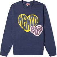 Mikina KENZO Hearts Crew Sweat Navy | FD65SW0814MF-77, 1