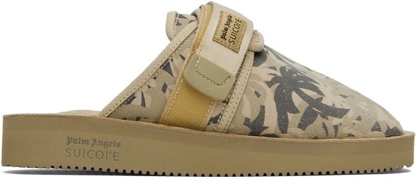 Oblečenie Palm Angels Palm Angels Suicoke Edition Zavo Slippers Béžová | PWIJ012F24LEA0026061