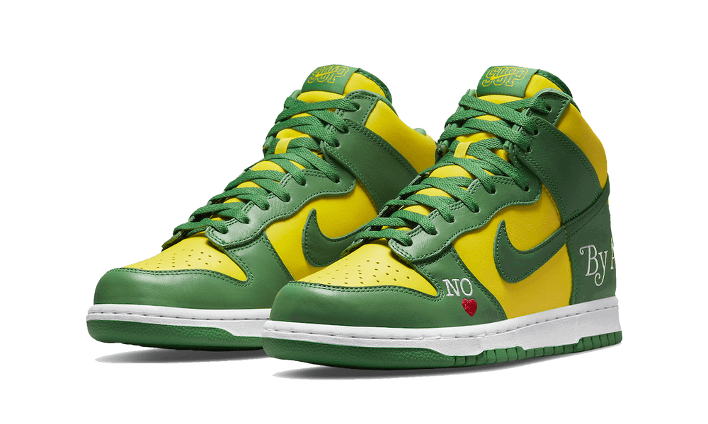 Tenisky a topánky Nike Supreme x Dunk High SB "By Any Means - Brazil" Zelené | DN3741-700, 1