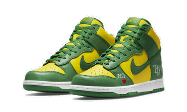 Tenisky a topánky Nike Supreme x Dunk High SB "By Any Means - Brazil" Zelené | DN3741-700, 1