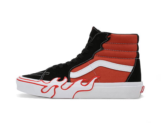 Skateboarding Vans SK8-Hi Flame Burnt Ochre Červená | VN0005UJGWP