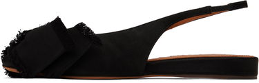 Tenisky a topánky LANVIN Lanvin Slingback Ballerina Flats Čierna | FW-FSMA02-SATN-A24, 2