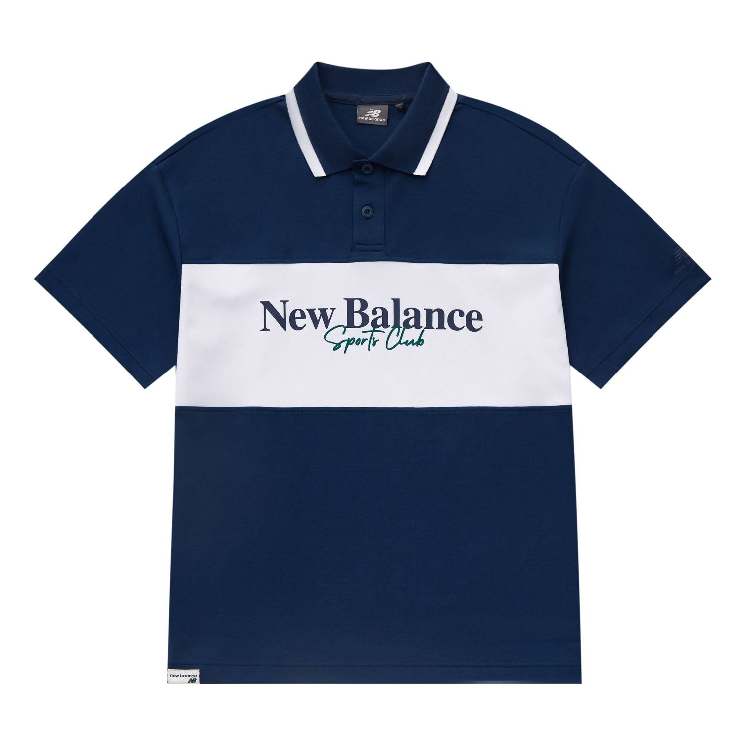 Polo tričko New Balance Colorblock Polo Modrá | 5FD24203-NV, 0