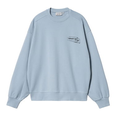 Sveter Carhartt WIP Stamp Sweat Modrá | I033620_9, 3