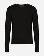 Dolce & Gabbana Wool Round-Neck Sweater with DG Logo