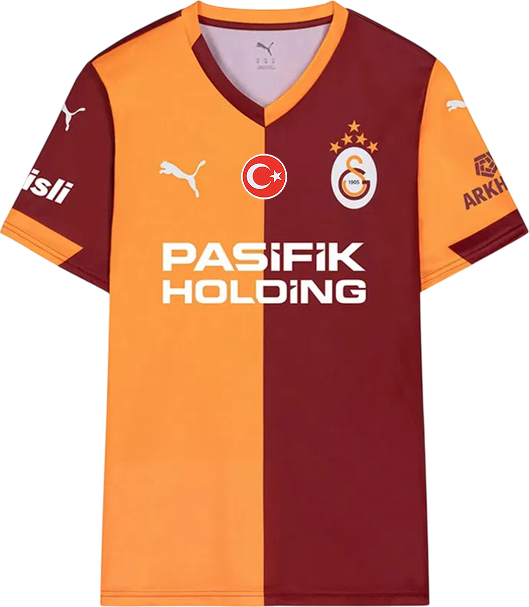 Dres Puma Galatasaray Istanbul Fan Home Football Jersey 2025/26 Rôznofarebný | 779825-01, 0