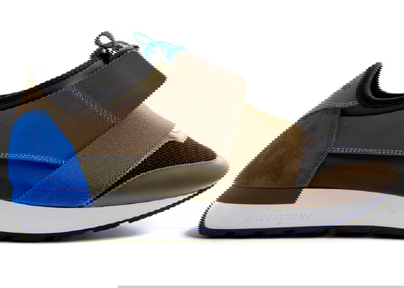 Tenisky a topánky Balenciaga Race Runner "Brown Black Blue" Hnedá | 535391 W0YXS 3263, 0