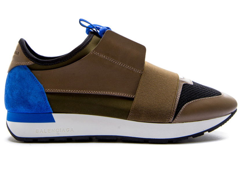 Tenisky a topánky Balenciaga Race Runner "Brown Black Blue" Hnedá | 535391 W0YXS 3263