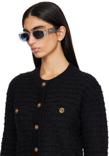 Slnečné okuliare Versace Transparent Biggie Sunglasses Šedá | 0VE4361 8056262267202, 3