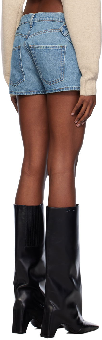 Coperni Open Hip Denim Shorts