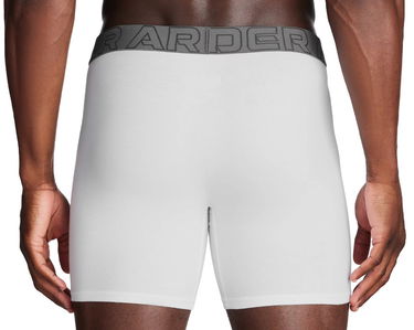 Boxerky Under Armour Perf Cotton 6in-WHT Biela | 1383889-100, 1