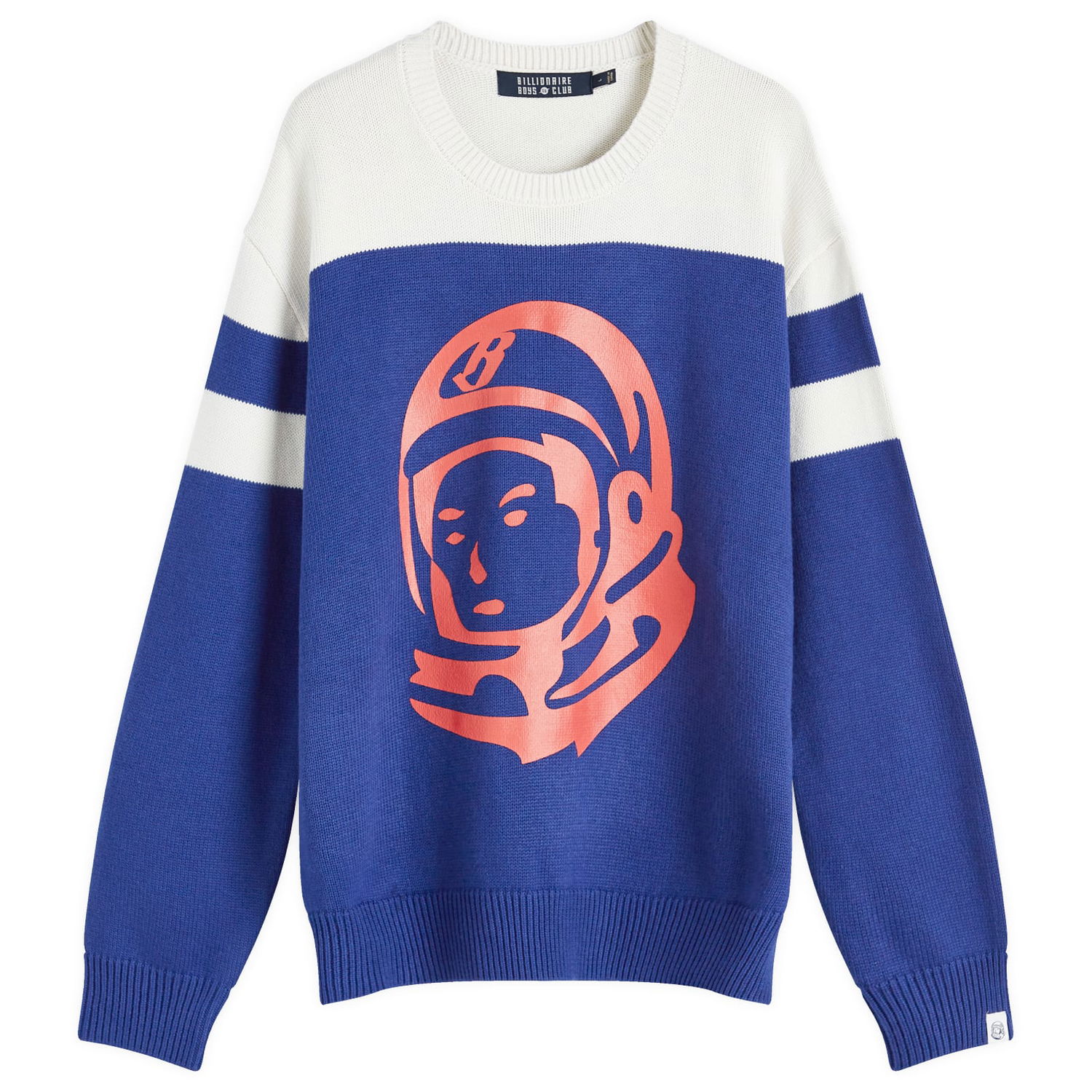 Sveter BILLIONAIRE BOYS CLUB Men's Astro Crew Knit, Large Modrá | B24325-BLU, 1