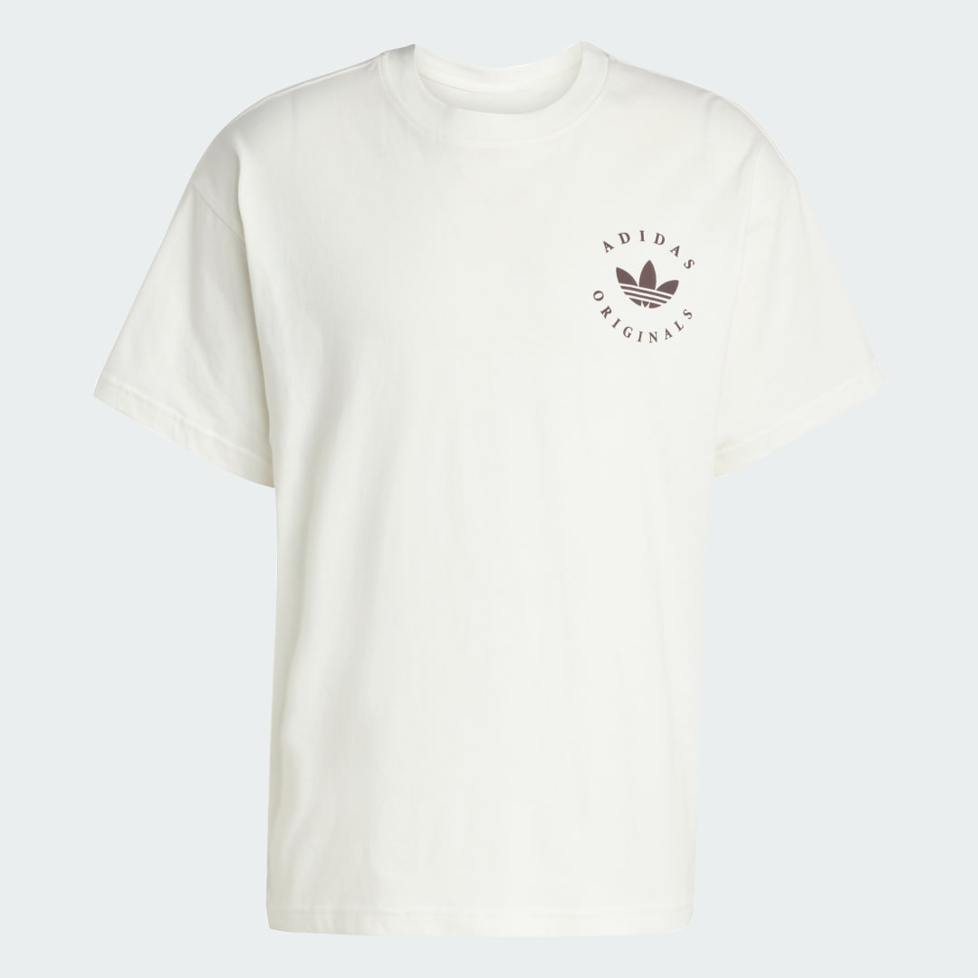 Tričko adidas Performance adidas Trefoil GFX T-Shirt Biela | KG9866, 0
