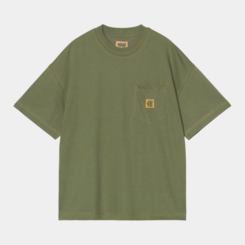 Tričko Carhartt WIP Nicholas Daley Logo T-Shirt Zelené | I035275_9