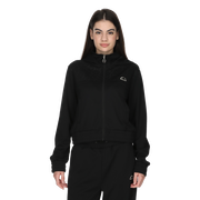 Full Zip Hoodie with Pattern Detail