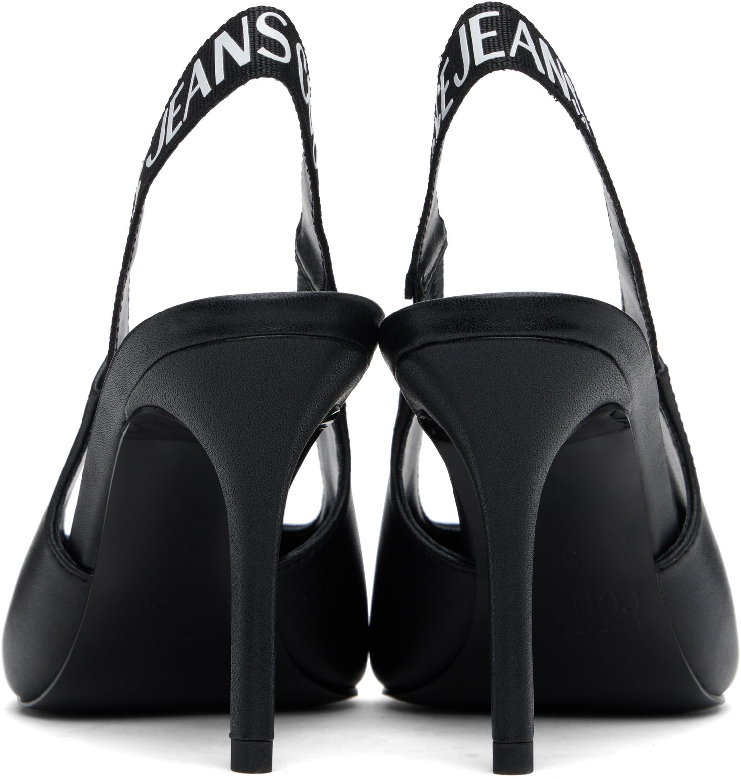 Tenisky a topánky Versace Jeans Couture Logo Scarlett Slingback Heels Čierna | E78VA3S52_EZPS62, 1