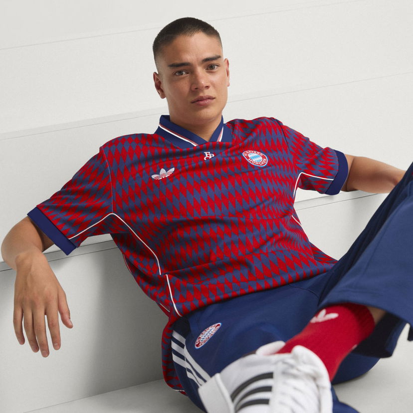 Dres adidas Performance FC Bayern Munich LFSTLR Patterned Polo Jersey Rôznofarebný | JM9421