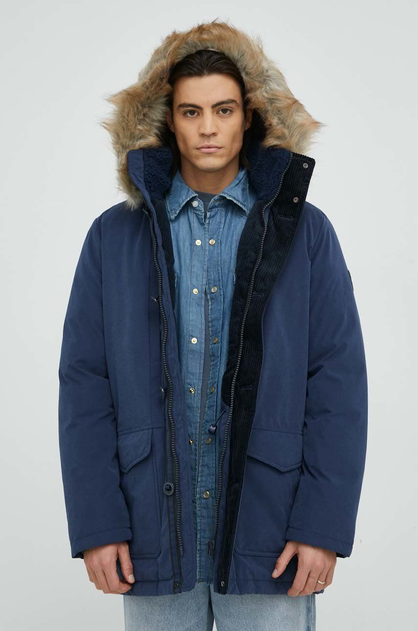 Parka Wrangler Parka Navy | W4E6X7114, 0