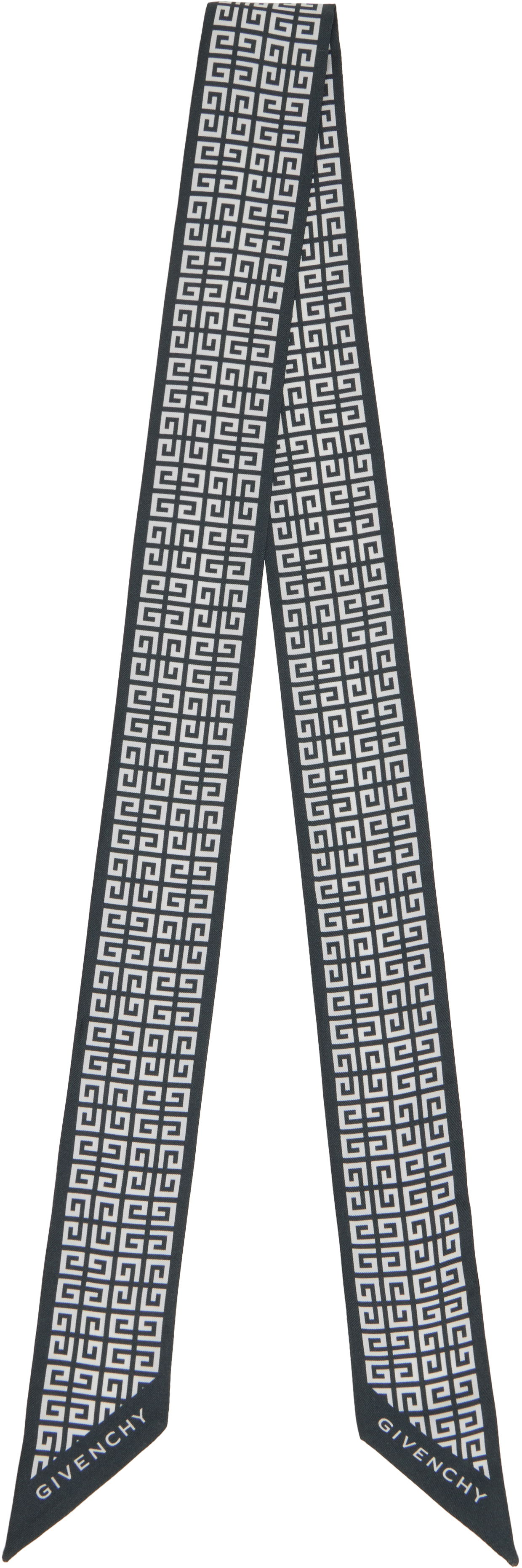 Šál Givenchy Givenchy 4G Pattern Skinny Scarf Čierna | BG00AXG002026, 0