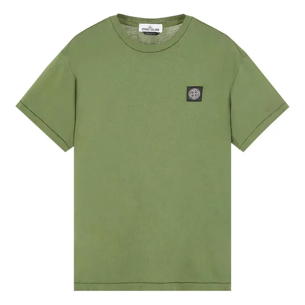 Tričko Stone Island Logo Patch T-Shirt Zelené | 101524113-V0055, 0