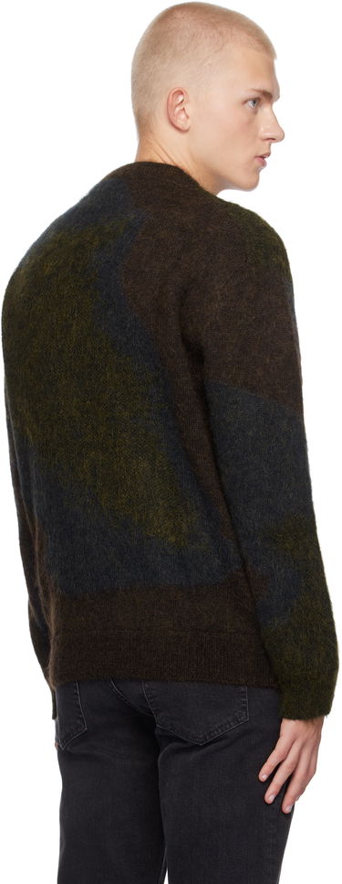 Sveter Paul Smith Paul Smith Photogram Leaves Mohair-Blend Sweater Zelené | M1R-923Y-N02512-73, 2