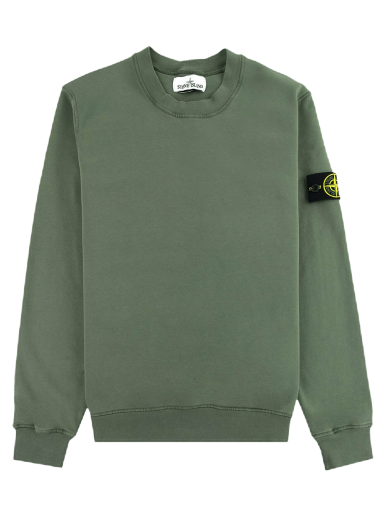 Mikina Stone Island Crewneck Sweatshirt Zelené | 761563051 V0058