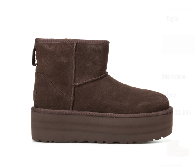 Tenisky a topánky UGG Classic Mini Platform " Burnt Cedar" W Hnedá | 1134991-BCDR, 0