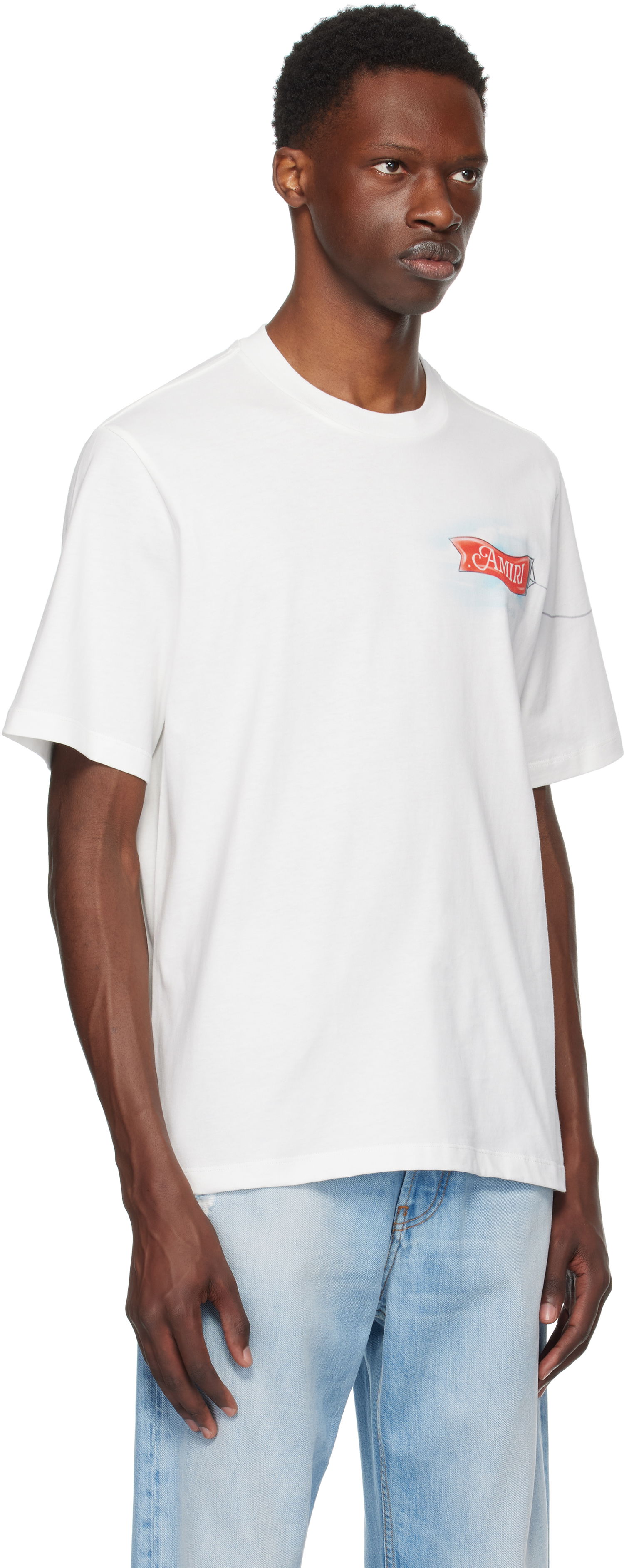 Tričko AMIRI AMIRI 'For the World' T-Shirt Biela | AMJYTE1220, 1