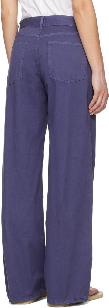 Nohavice The Row The Row Eglitta Wide-Leg Jeans Fialová | 6525-W3723, 2