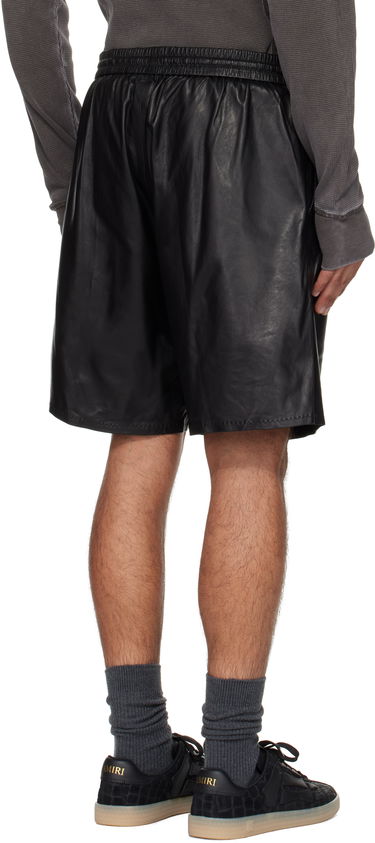 Šortky AMIRI AMIRI Lightweight Leather Shorts Čierna | AMLTSH1017, 2