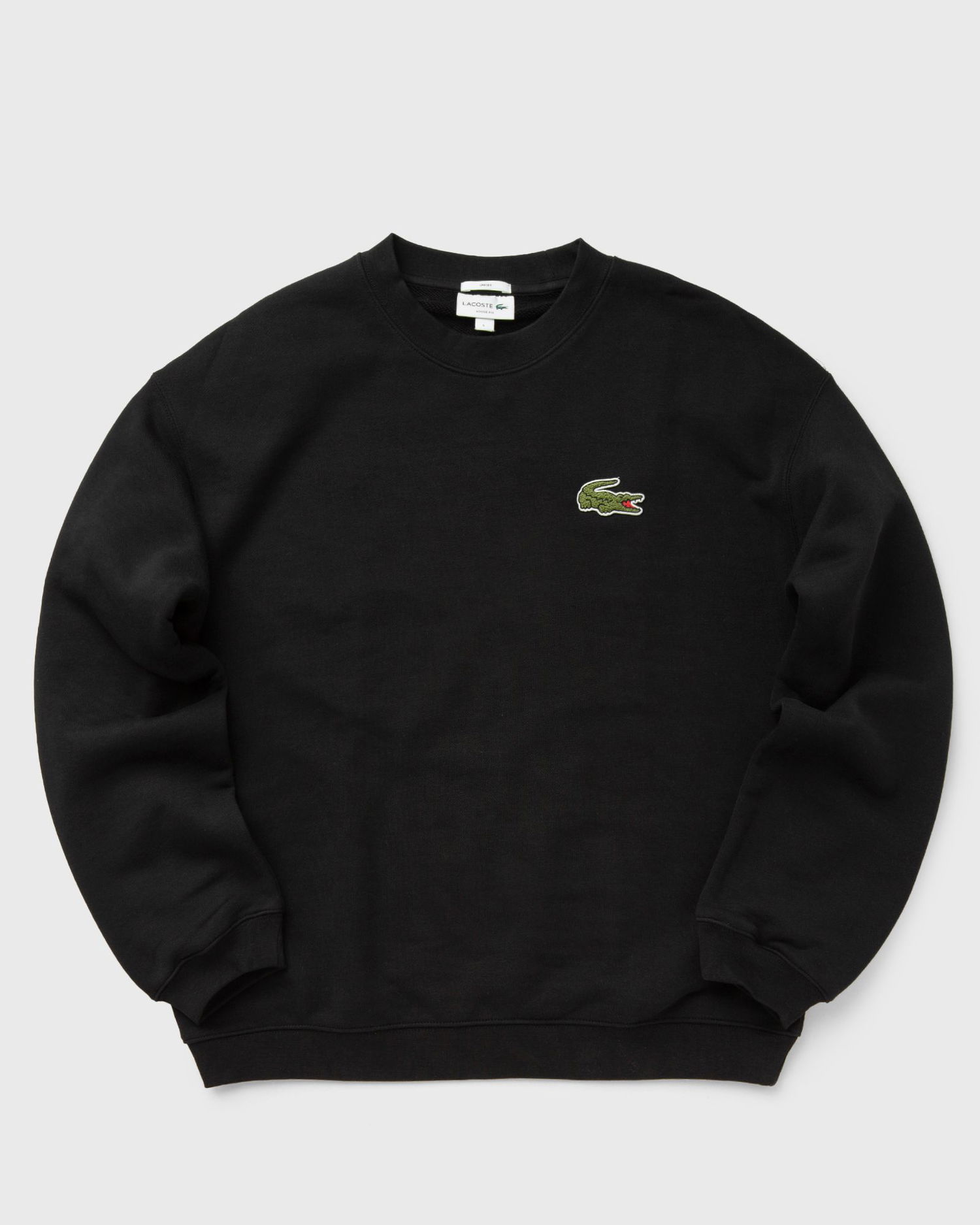 Mikina Lacoste Loose fit SWEATSHIRT Čierna | SH2741-031, 0