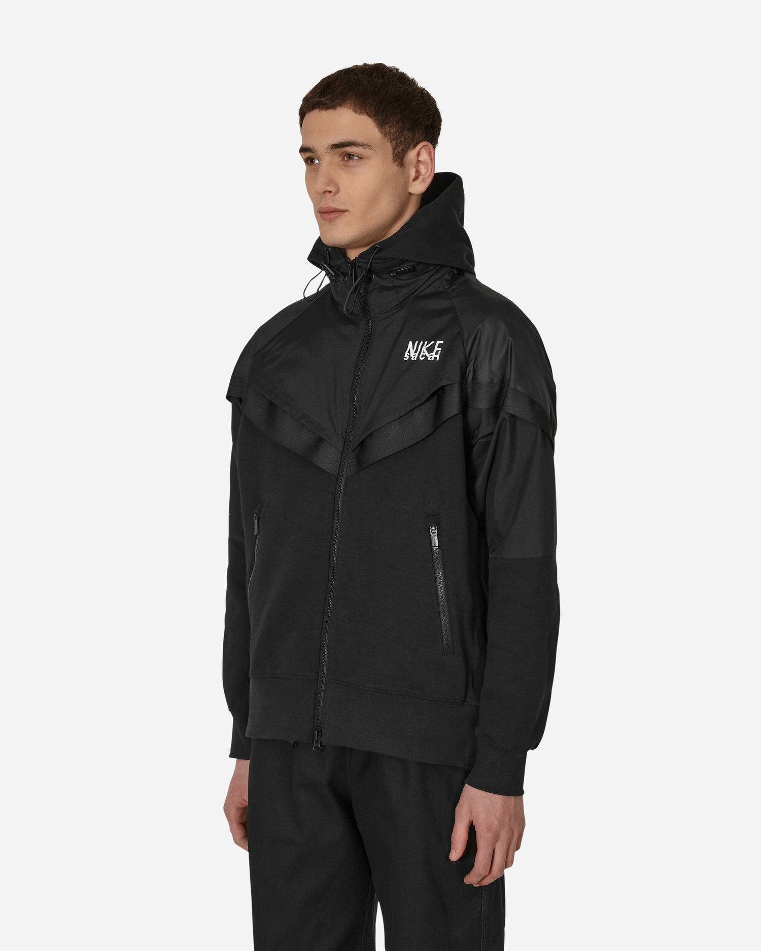 Mikina Nike sacai x Full Zip Hoodie Čierna | DQ9029-010, 1