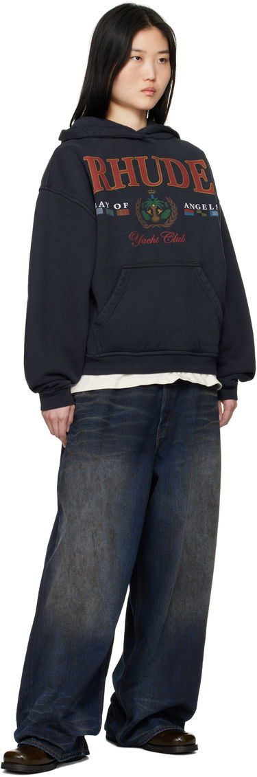 Mikina Rhude Rhude 'Bay Of Angels Yacht Club' Hoodie Navy | RHPS25HO01012, 3