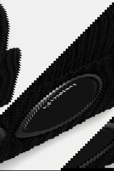 Kulicha C.P. Company C.P. Company Goggle Beanie Čierna | RFCMAC742A005509A, 2