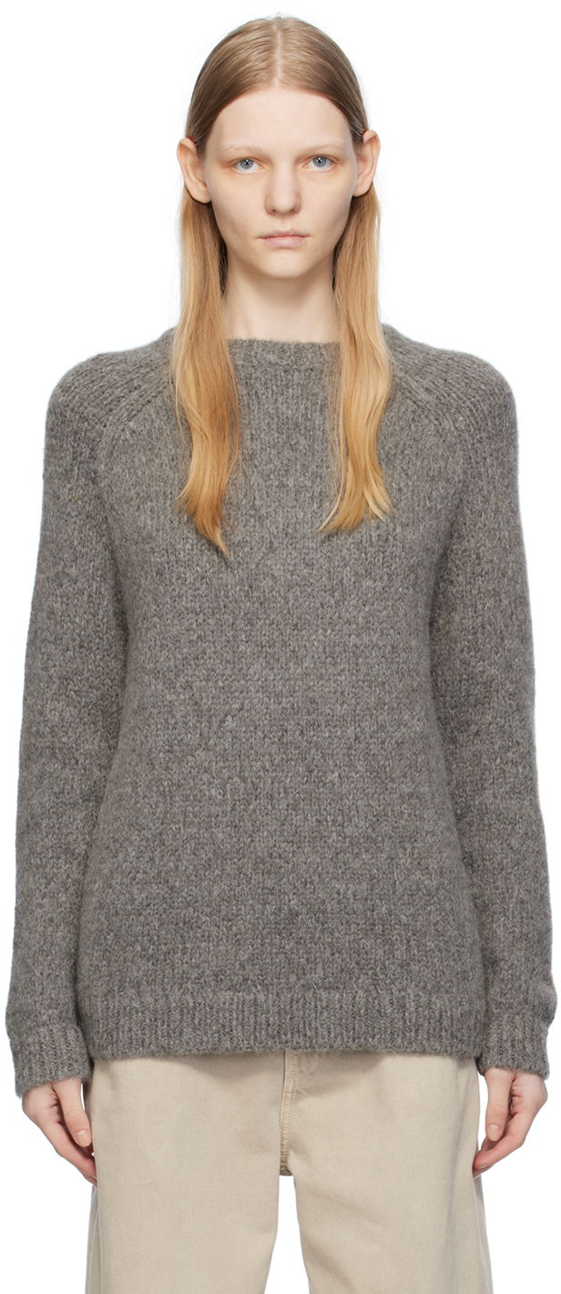 Sveter TOTEME TOTEME Raglan Knit Sweater Šedá | 234-WRTWTP226-YA0014, 0