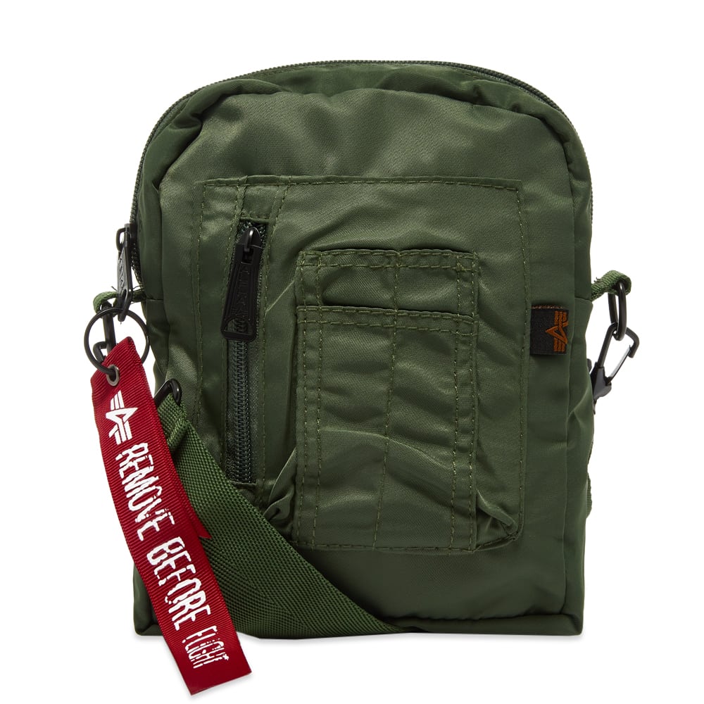Taška cez rameno Alpha Industries Crew Carry Bag Zelené | 196924-01, 0