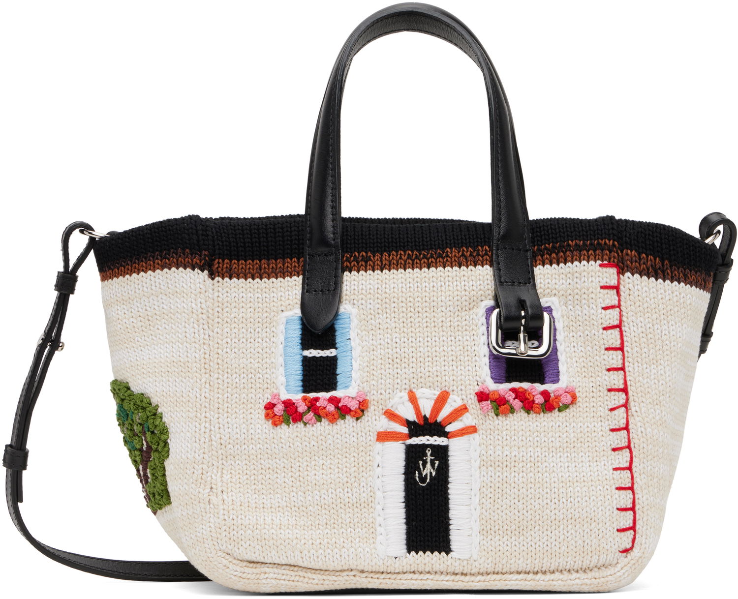 Tote bag JW Anderson JW Anderson Mini Belt House Tote Bag Béžová | HB0714-YN0426, 0